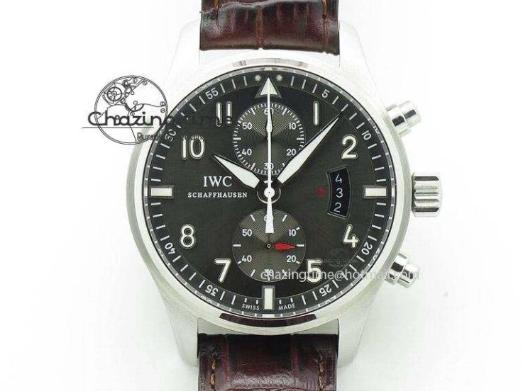 MIROTIME 0402 Pilot Top Gun IW326901 M+F 1:1 Best Edition Black Dial on Black Rubber Strap A SportInspired 6999